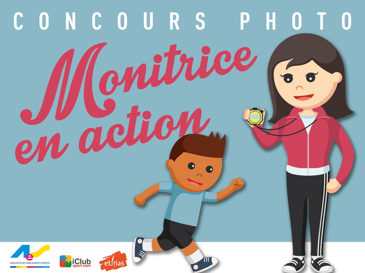 monitrice en action – visuel concours